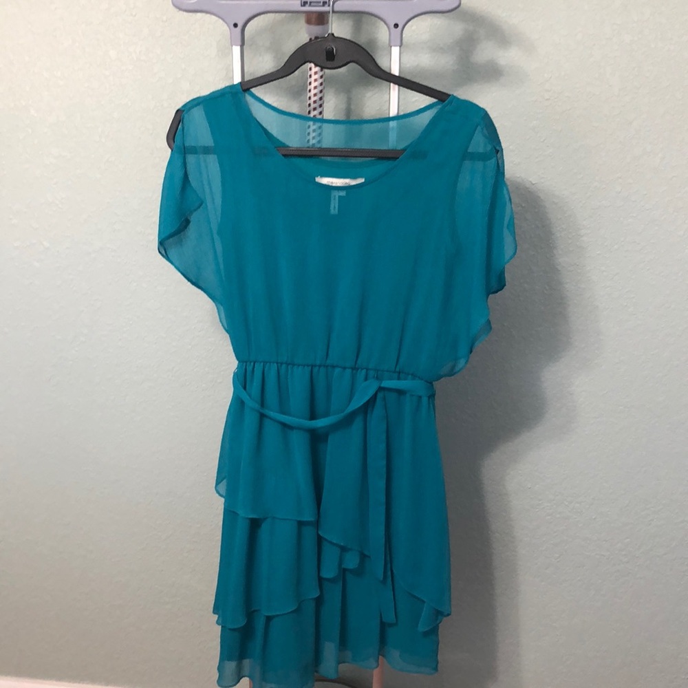 Used MaxandCleo Teal Midi Sundress XXS